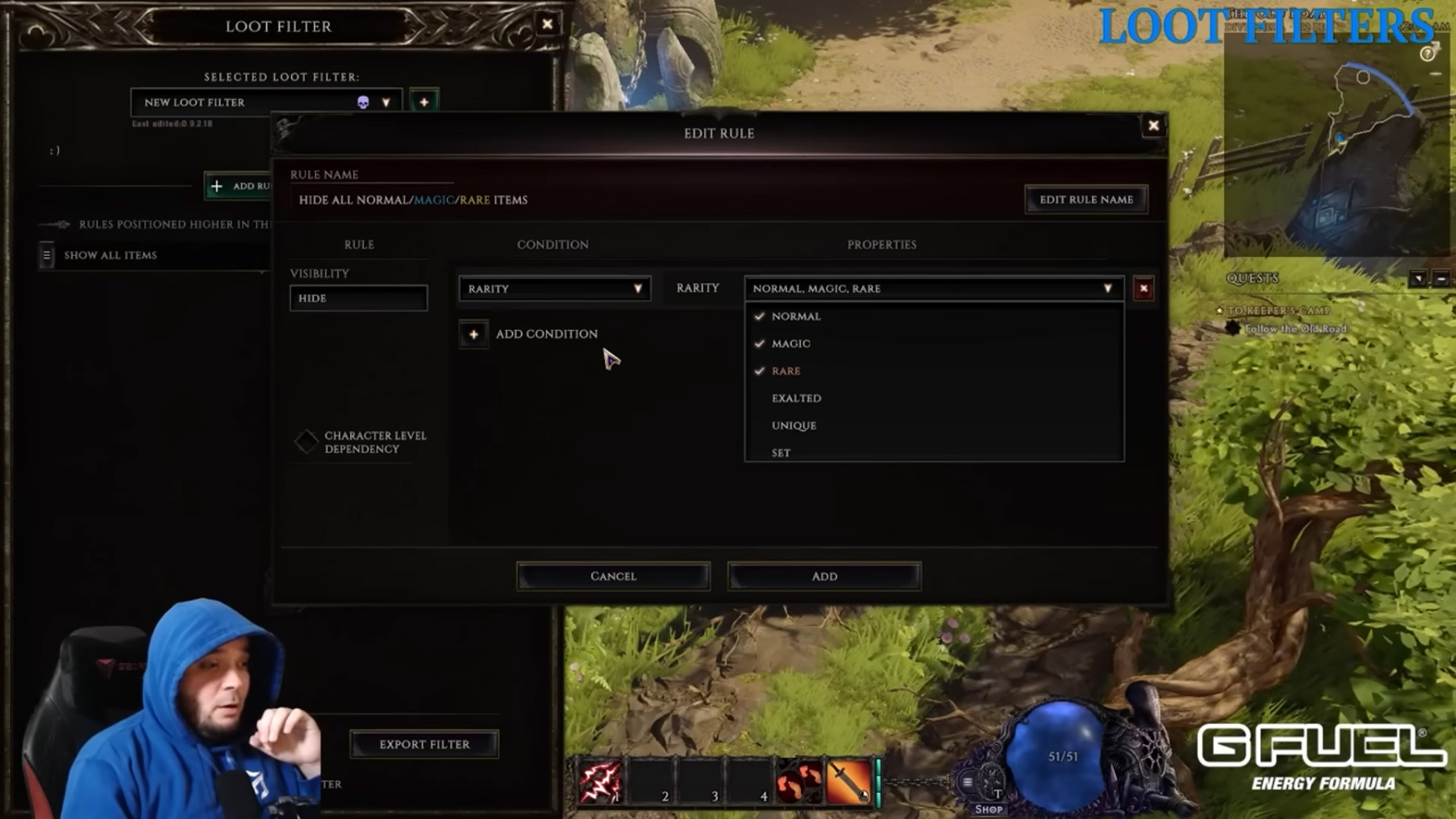 Loot Filter készítése Loot Filter készítése