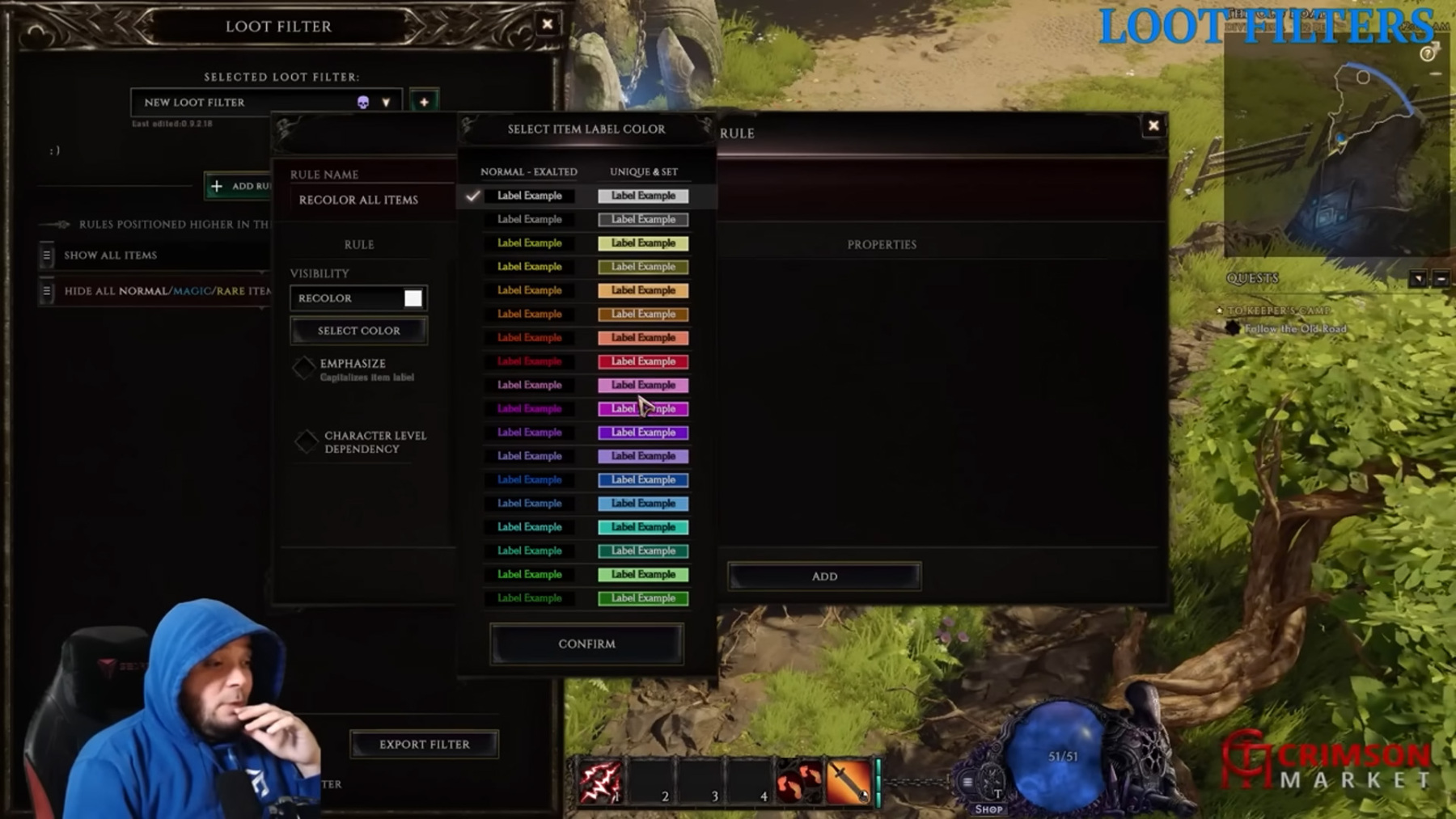 Loot Filter készítése Loot Filter készítése