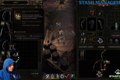 Stash management - Item széttörése